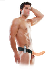 Fetish Fantasy 8” Vibrating Hollow Strap-On-French Quarter Lingerie Fetish Fantasy 8” Vibrating Hollow Strap-On-French Quarter Lingerie