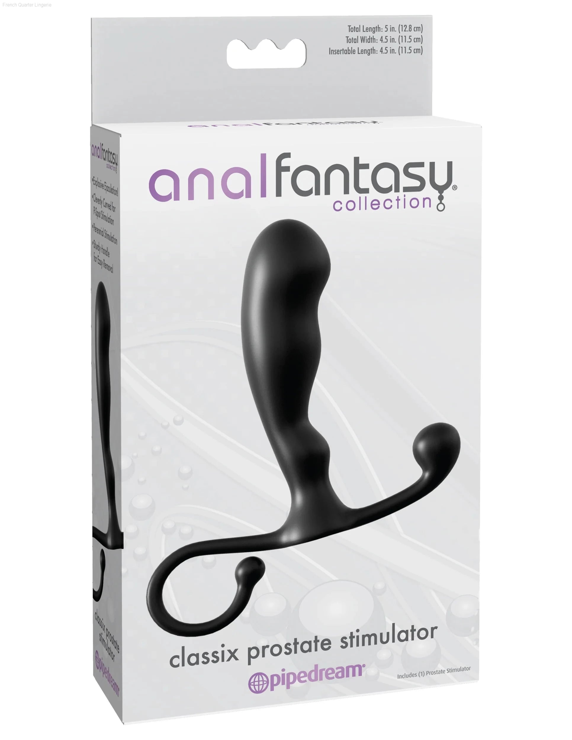 Anal Fantasy Collection - Classix Prostate Stimulator-French Quarter Lingerie Anal Fantasy Collection - Classix Prostate Stimulator-French Quarter Lingerie