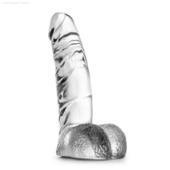 Naturally Yours By Blush® | Ding Dong Realistic Clear 5.5-Inch Long Dildo With Balls Naturally Yours By Blush® | Ding Dong Realistic Clear 5.5-Inch Long Dildo With Balls