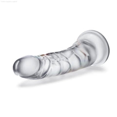 B Yours Diamond By Blush® | Glisten Realistic G-Spot Clear 8.75-Inch Long Dildo With Suction Cup Base-French Quarter Lingerie B Yours Diamond By Blush® | Glisten Realistic G-Spot Clear 8.75-Inch Long Dildo With Suction Cup Base-French Quarter Lingerie