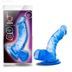 B Yours By Blush® | Sweet N' Hard 8 Realistic Curved G-Spot 6.5-Inch Long Dildo With Balls & Suction Cup Base-French Quarter Lingerie B Yours By Blush® | Sweet N' Hard 8 Realistic Curved G-Spot 6.5-Inch Long Dildo With Balls & Suction Cup Base-French Quarter Lingerie