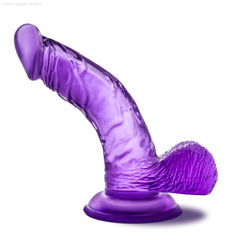 B Yours By Blush® | Sweet N' Hard 8 Realistic Curved G-Spot 6.5-Inch Long Dildo With Balls & Suction Cup Base-French Quarter Lingerie B Yours By Blush® | Sweet N' Hard 8 Realistic Curved G-Spot 6.5-Inch Long Dildo With Balls & Suction Cup Base-French Quarter Lingerie