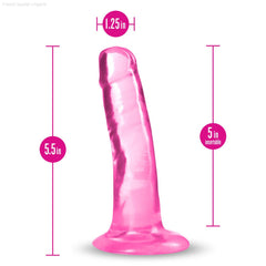 B Yours Plus By Blush® | Hard N’ Happy Realistic G-Spot 5.5-Inch Long Dildo With Suction Cup Base-French Quarter Lingerie B Yours Plus By Blush® | Hard N’ Happy Realistic G-Spot 5.5-Inch Long Dildo With Suction Cup Base-French Quarter Lingerie