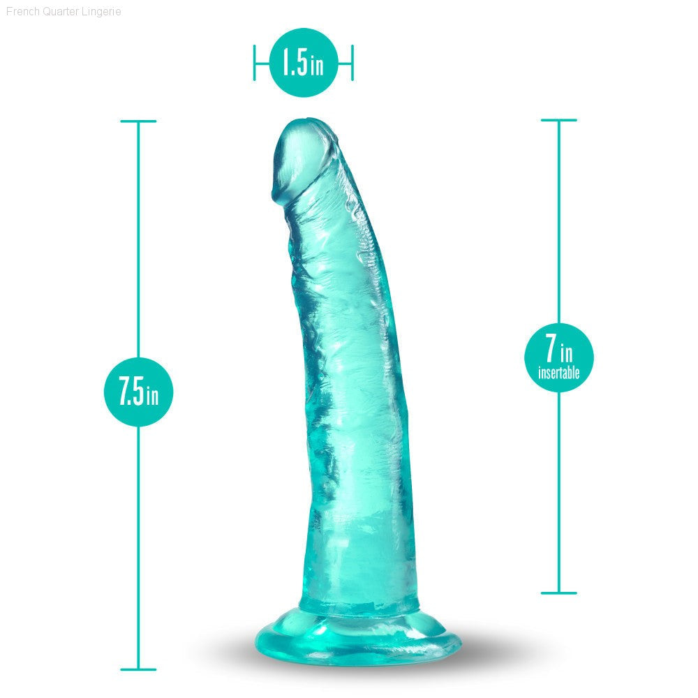 B Yours Plus By Blush® | Lust N’ Thrust Realistic G-Spot 7.5-Inch Long Dildo With Suction Cup Base-French Quarter Lingerie B Yours Plus By Blush® | Lust N’ Thrust Realistic G-Spot 7.5-Inch Long Dildo With Suction Cup Base-French Quarter Lingerie