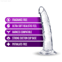 B Yours Plus By Blush® | Lust N’ Thrust Realistic G-Spot 7.5-Inch Long Dildo With Suction Cup Base-French Quarter Lingerie B Yours Plus By Blush® | Lust N’ Thrust Realistic G-Spot 7.5-Inch Long Dildo With Suction Cup Base-French Quarter Lingerie