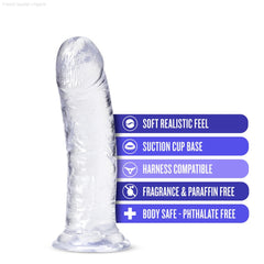 B Yours Plus By Blush® | Roar N’ Ride Realistic 8-Inch Long Dildo With Suction Cup Base-French Quarter Lingerie B Yours Plus By Blush® | Roar N’ Ride Realistic 8-Inch Long Dildo With Suction Cup Base-French Quarter Lingerie