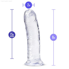 B Yours Plus By Blush® | Roar N’ Ride Realistic 8-Inch Long Dildo With Suction Cup Base-French Quarter Lingerie B Yours Plus By Blush® | Roar N’ Ride Realistic 8-Inch Long Dildo With Suction Cup Base-French Quarter Lingerie
