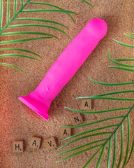 Impressions By Blush® | Havana Pink 8-Inch Long Rechargeable Vibrating Dildo-French Quarter Lingerie Impressions By Blush® | Havana Pink 8-Inch Long Rechargeable Vibrating Dildo-French Quarter Lingerie