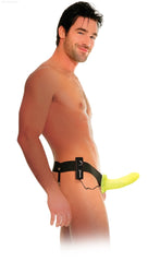 Vibrating Hollow Strap-On Glow in Dark Vibrating Hollow Strap-On Glow in Dark
