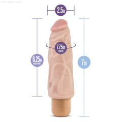 Dr. Skin By Blush® | Cock Vibe 9 Realistic Beige 7.5-Inch Long Vibrating Dildo-French Quarter Lingerie Dr. Skin By Blush® | Cock Vibe 9 Realistic Beige 7.5-Inch Long Vibrating Dildo-French Quarter Lingerie