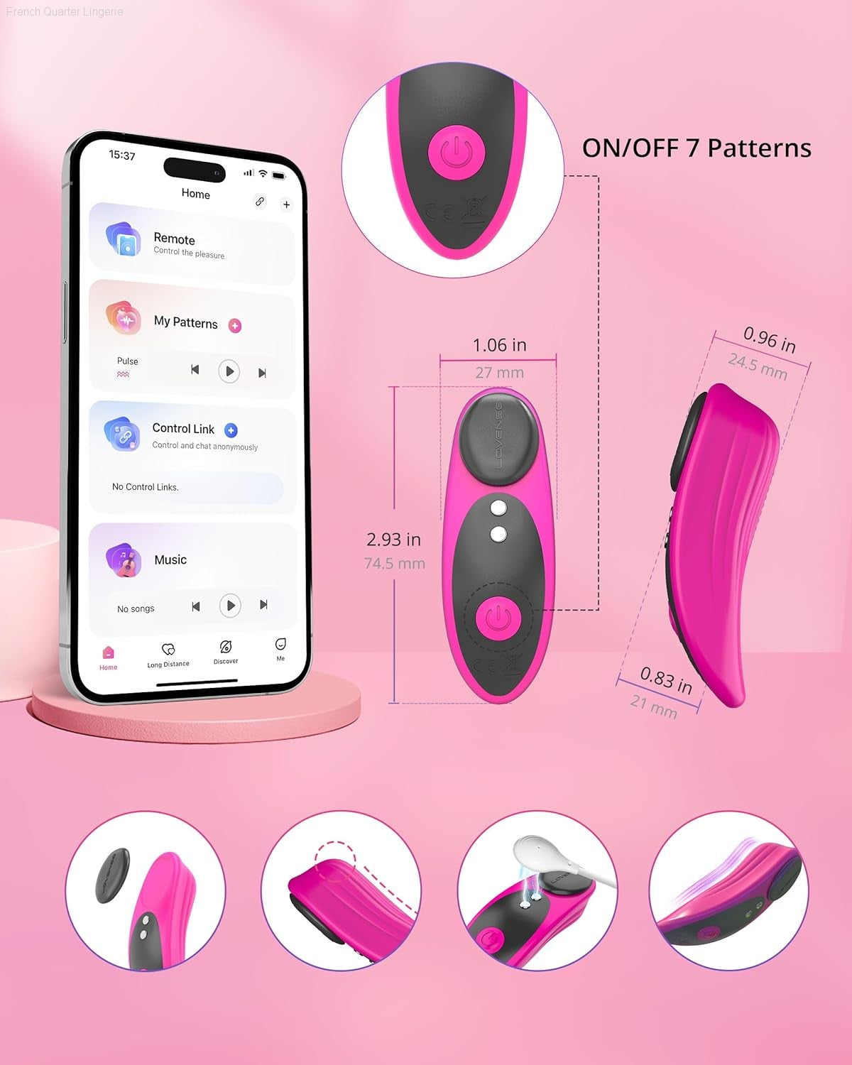Rechargeable Vibrators - Ferri Bluetooth Panty Vibrator Rechargeable Vibrators - Ferri Bluetooth Panty Vibrator