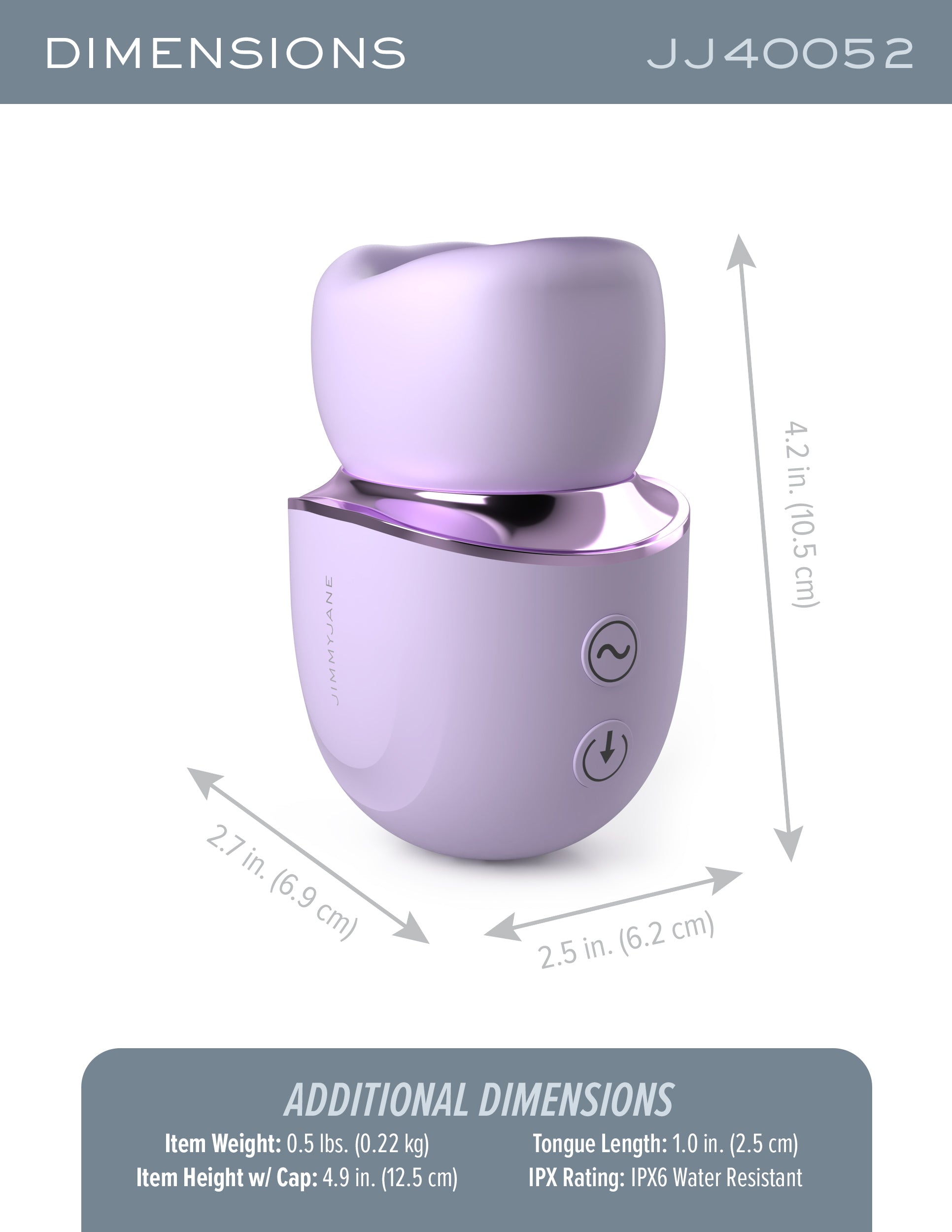 JimmyJane Hello Kiss Pro Sucking & Licking Stimulator JimmyJane Hello Kiss Pro Sucking & Licking Stimulator