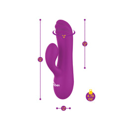 Jolie - Berry - Intense Mini Rabbit Vibe With Pleasure Ridges Jolie - Berry - Intense Mini Rabbit Vibe With Pleasure Ridges