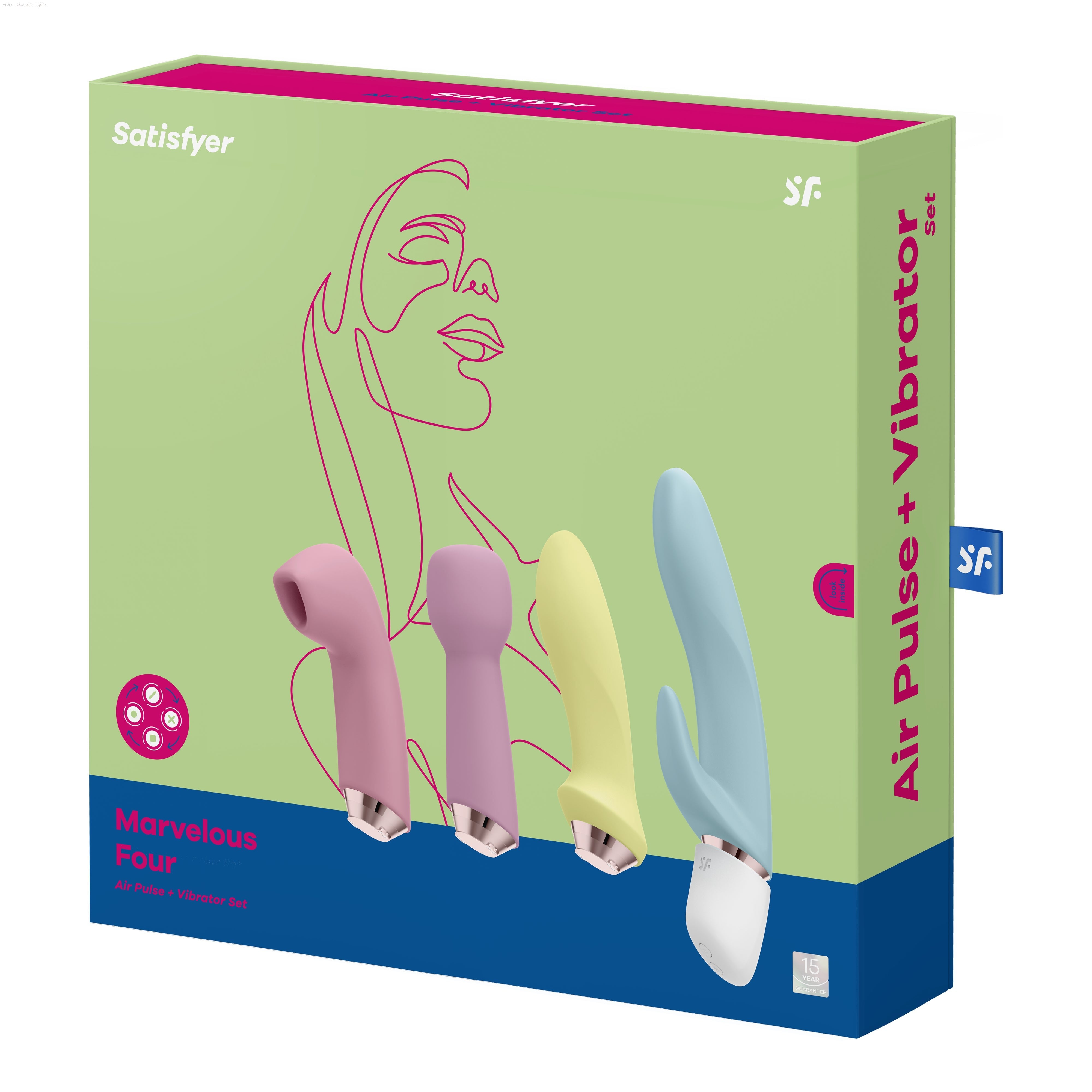 Rechargeable Vibrators - Satisfyer Marvelous Four Rechargeable Vibrators - Satisfyer Marvelous Four