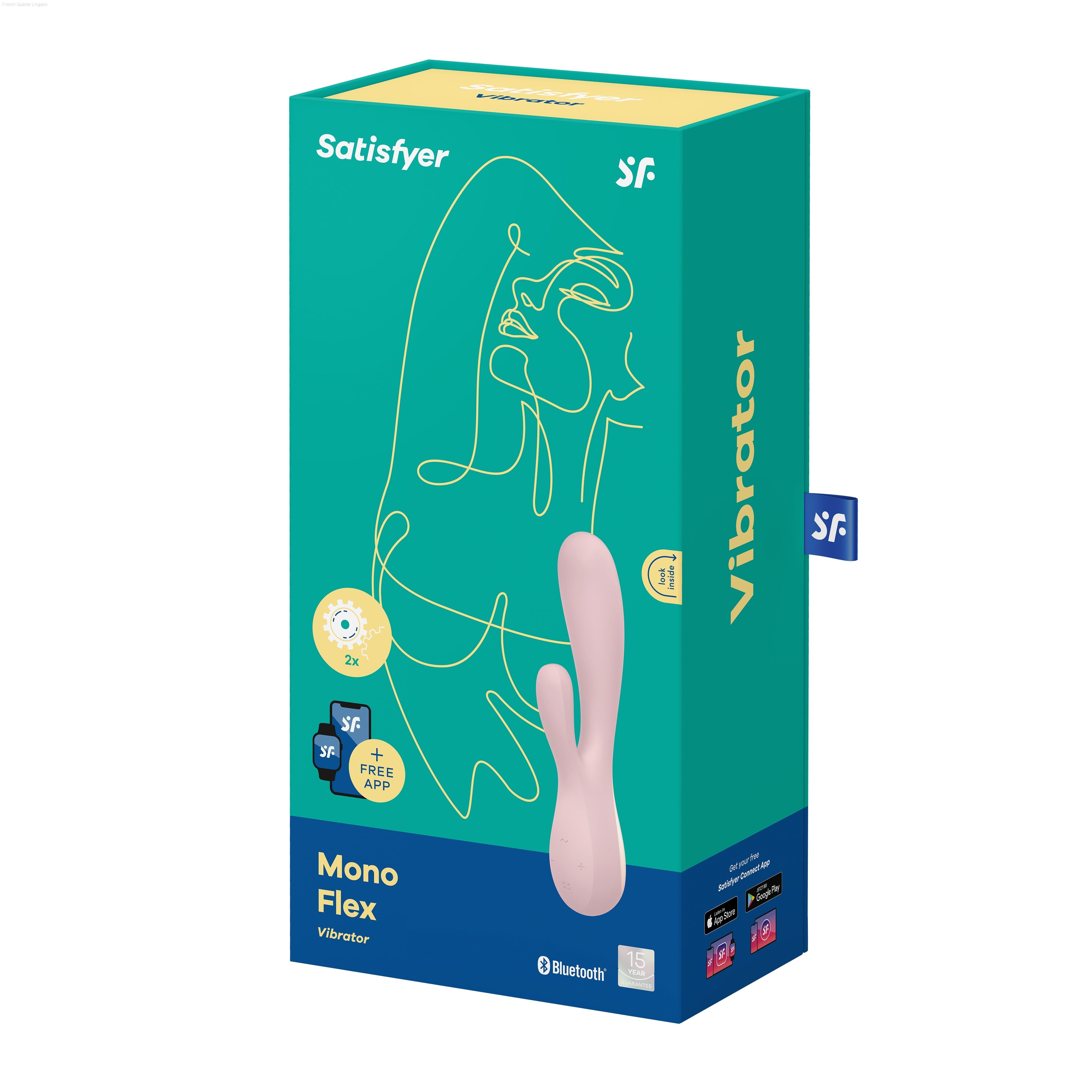 Rechargeable Vibrators - Satisfyer Mono Flex Connect App Rechargeable Vibrators - Satisfyer Mono Flex Connect App