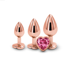 Rear Assets - Heart Plug Trainer Kit - Rose Gold Rear Assets - Heart Plug Trainer Kit - Rose Gold