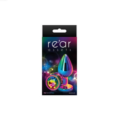 Rear Assets - Multicolor Chrome-plated Round Plug - Medium Rear Assets - Multicolor Chrome-plated Round Plug - Medium