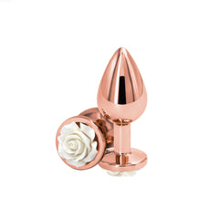 Rear Assets - Chrome-plated Rose Plug - Medium Rear Assets - Chrome-plated Rose Plug - Medium