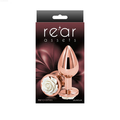 Rear Assets - Chrome-plated Rose Plug - Medium Rear Assets - Chrome-plated Rose Plug - Medium