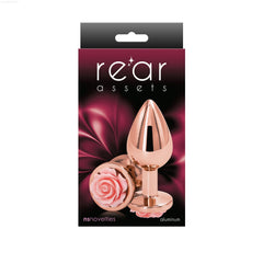 Rear Assets - Chrome-plated Rose Plug - Medium Rear Assets - Chrome-plated Rose Plug - Medium