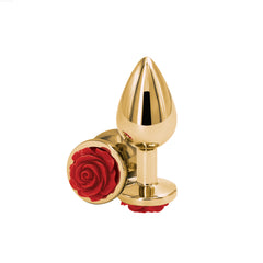 Rear Assets - Chrome-plated Rose Plug - Medium Rear Assets - Chrome-plated Rose Plug - Medium