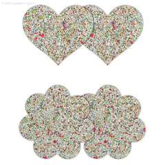 Pretty Pasties Heart & Flower Glow In The Dark (2 Pack) Pretty Pasties Heart & Flower Glow In The Dark (2 Pack)