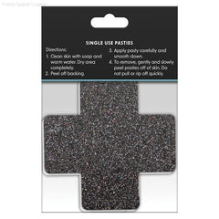 Pretty Pasties Glitter Cross Black/Gold (2 Pack) Pretty Pasties Glitter Cross Black/Gold (2 Pack)