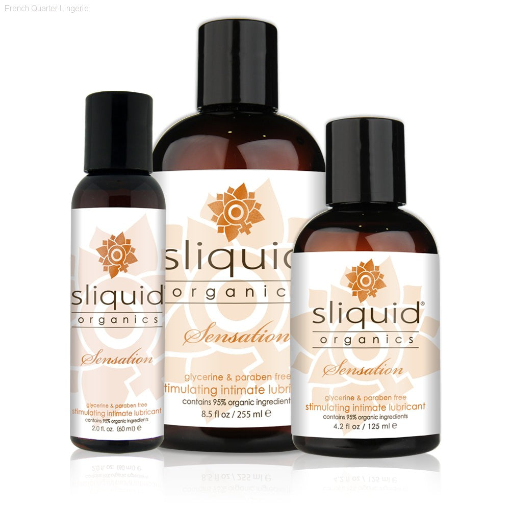 Lubricants - Sensation – Sliquid Organics Aloe Vera Based Lubricant Lubricants - Sensation – Sliquid Organics Aloe Vera Based Lubricant