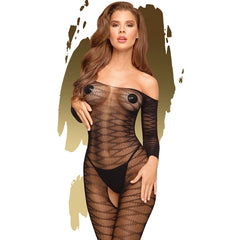 Dreamy Diva Sheer Body Stocking With Open Crotch Dreamy Diva Sheer Body Stocking With Open Crotch