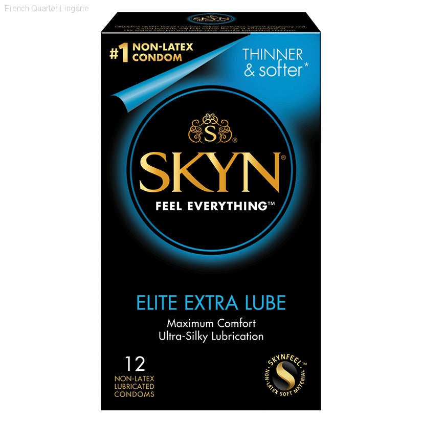 Elite Extra Lube Condoms (12 Pack)-French Quarter Lingerie Elite Extra Lube Condoms (12 Pack)-French Quarter Lingerie