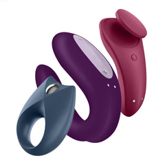 Rechargeable Vibrators - Satisfyer Partner Box 3 Rechargeable Vibrators - Satisfyer Partner Box 3