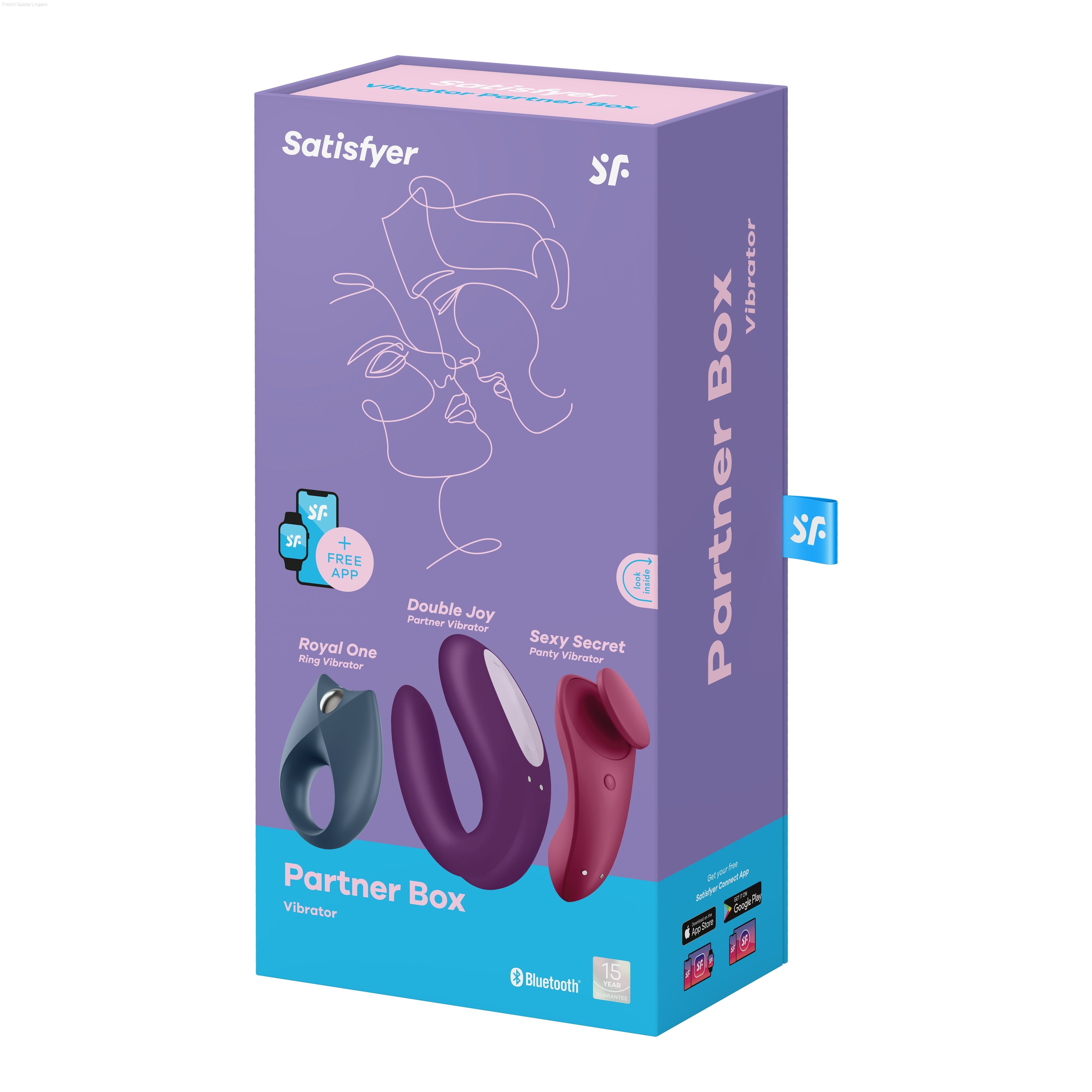 Rechargeable Vibrators - Satisfyer Partner Box 3 Rechargeable Vibrators - Satisfyer Partner Box 3