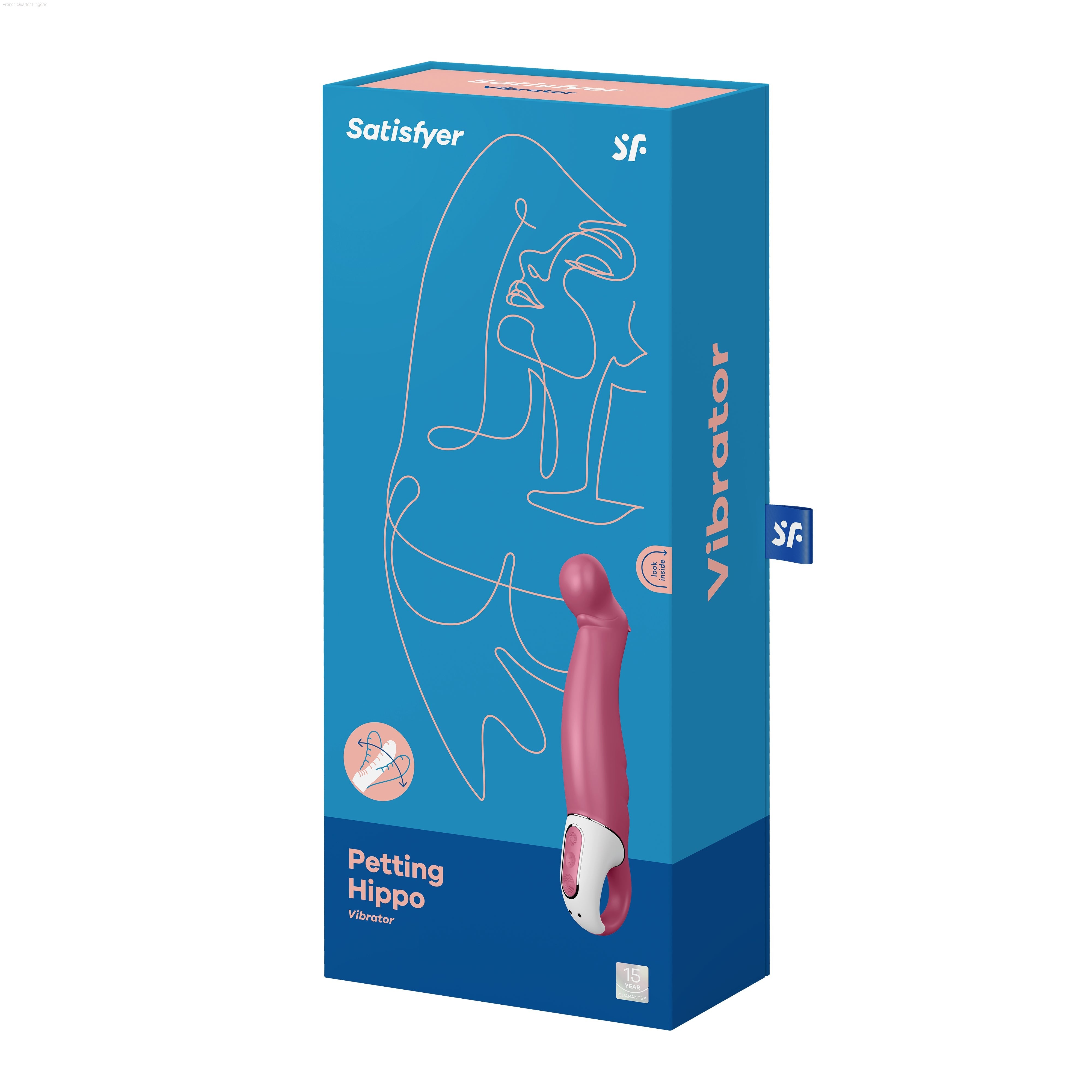 Rechargeable Vibrators - Satisfyer Petting Hippo Rechargeable Vibrators - Satisfyer Petting Hippo