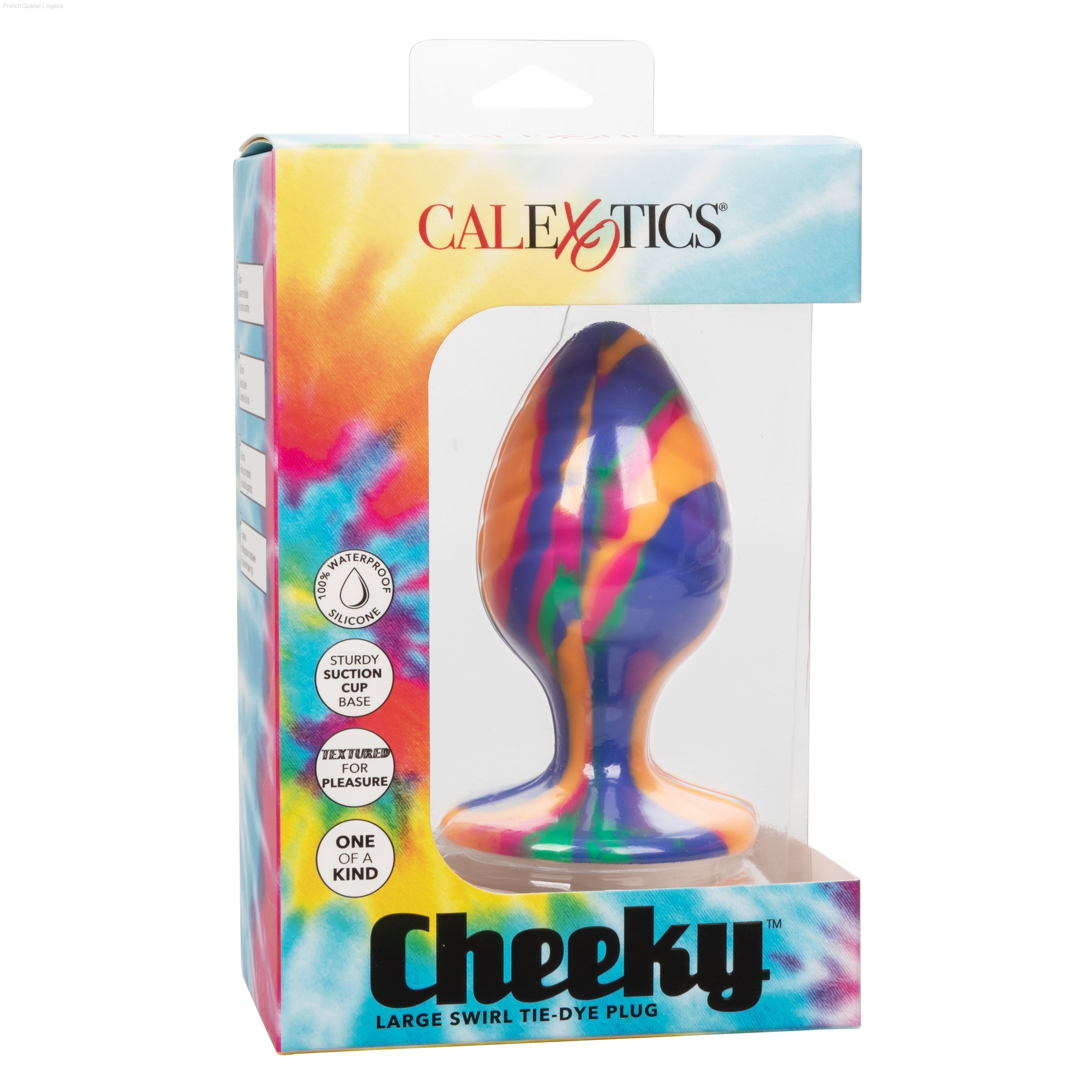 Cheeky Swirl Tie-Dye Plug-French Quarter Lingerie Cheeky Swirl Tie-Dye Plug-French Quarter Lingerie