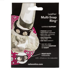 Leather Multi-Snap Ring™ Leather Multi-Snap Ring™