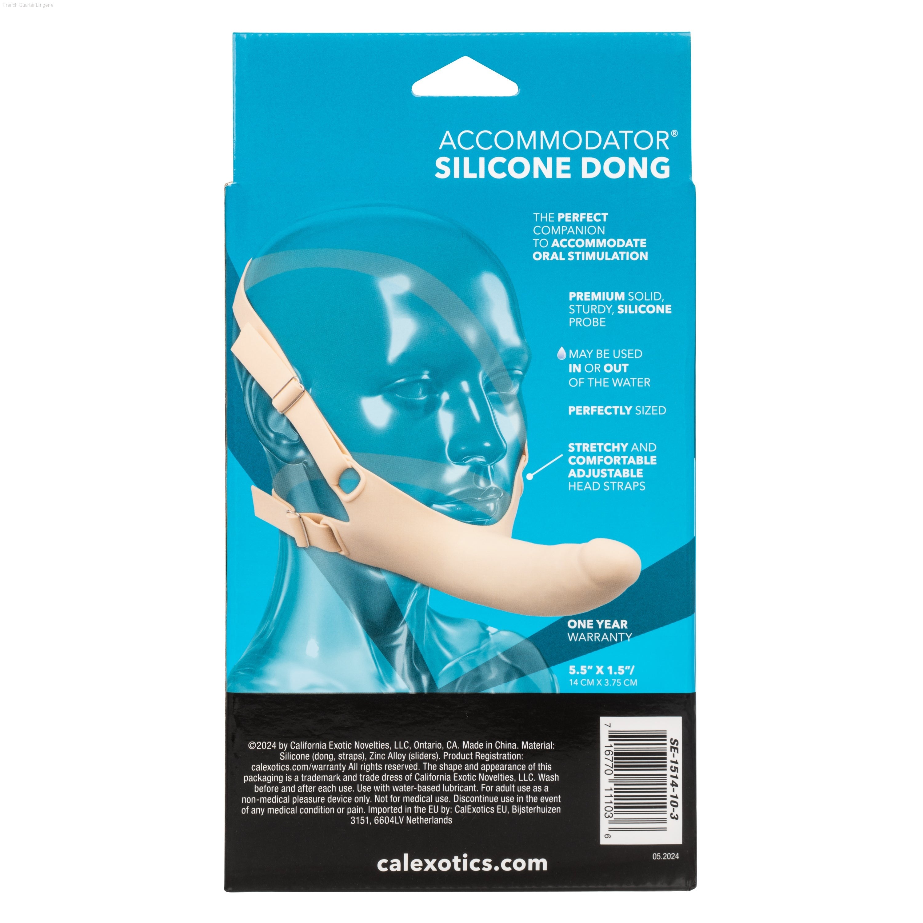 Accommodator® Silicone Dong-French Quarter Lingerie Accommodator® Silicone Dong-French Quarter Lingerie