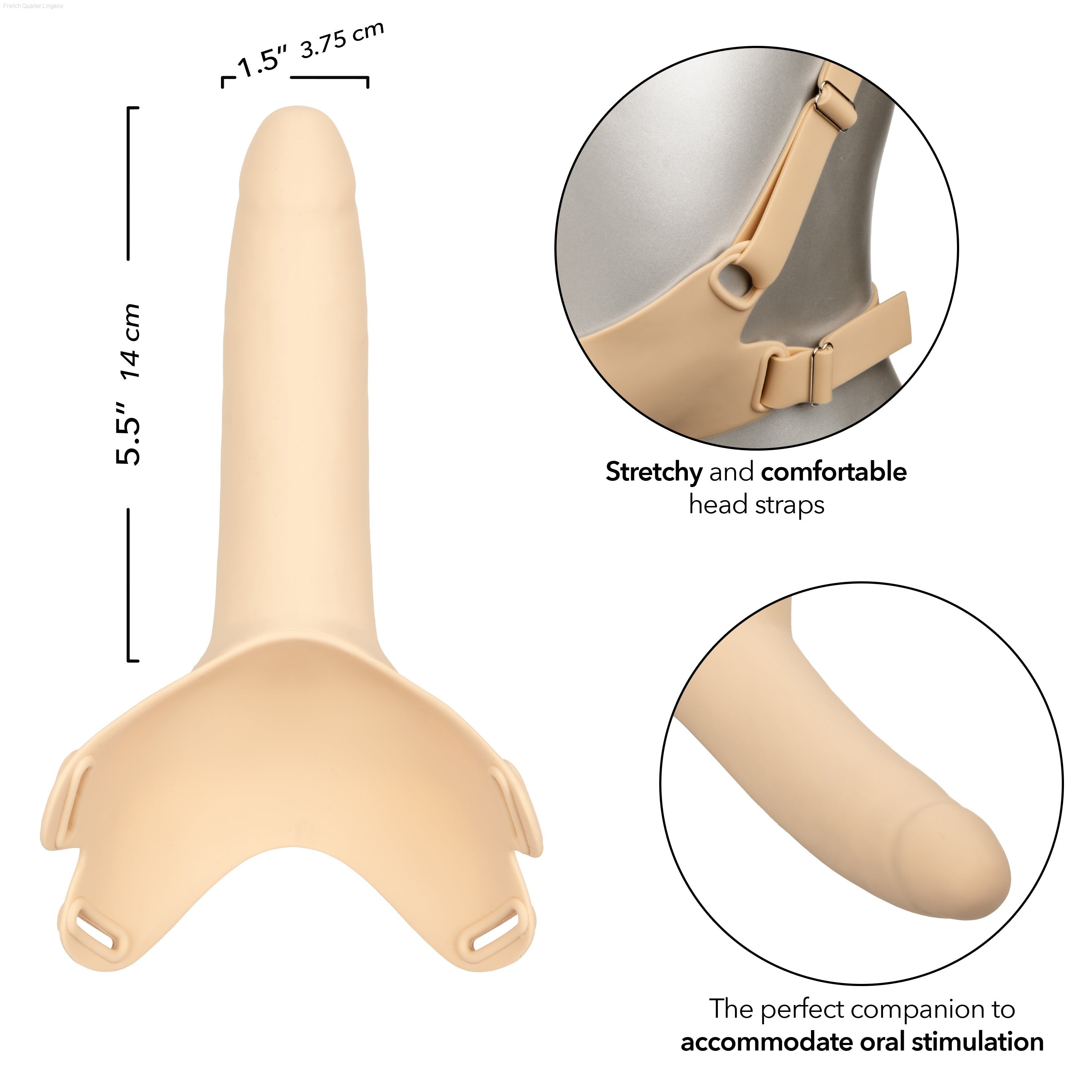 Accommodator® Silicone Dong-French Quarter Lingerie Accommodator® Silicone Dong-French Quarter Lingerie