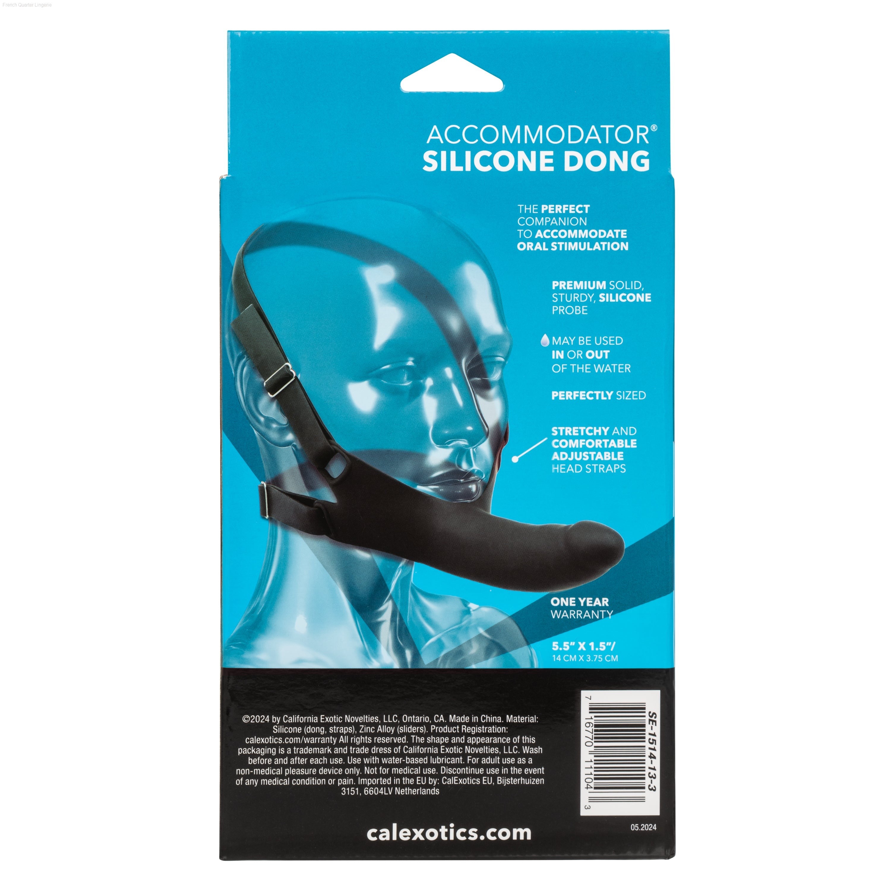 Accommodator® Silicone Dong-French Quarter Lingerie Accommodator® Silicone Dong-French Quarter Lingerie