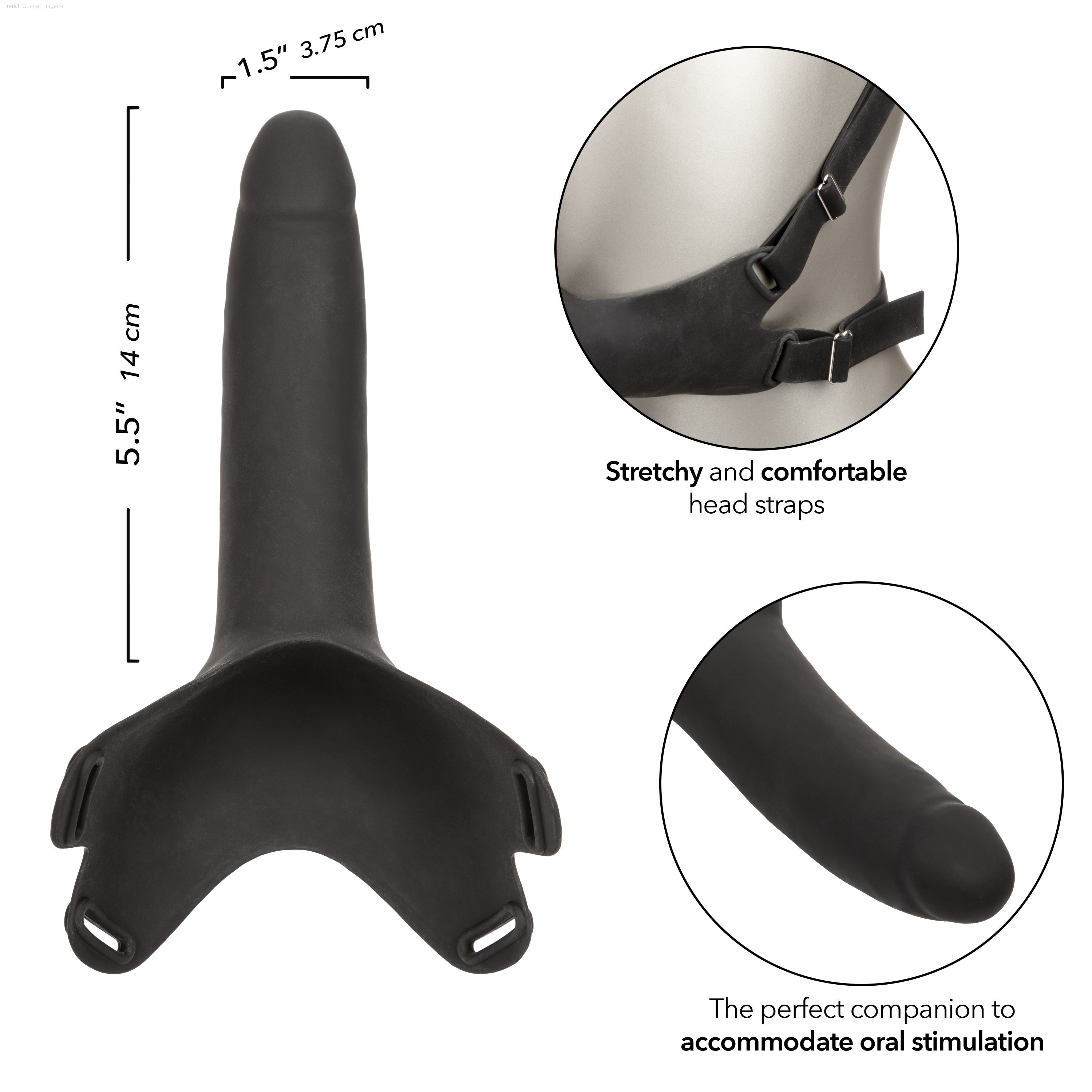 Accommodator® Silicone Dong-French Quarter Lingerie Accommodator® Silicone Dong-French Quarter Lingerie
