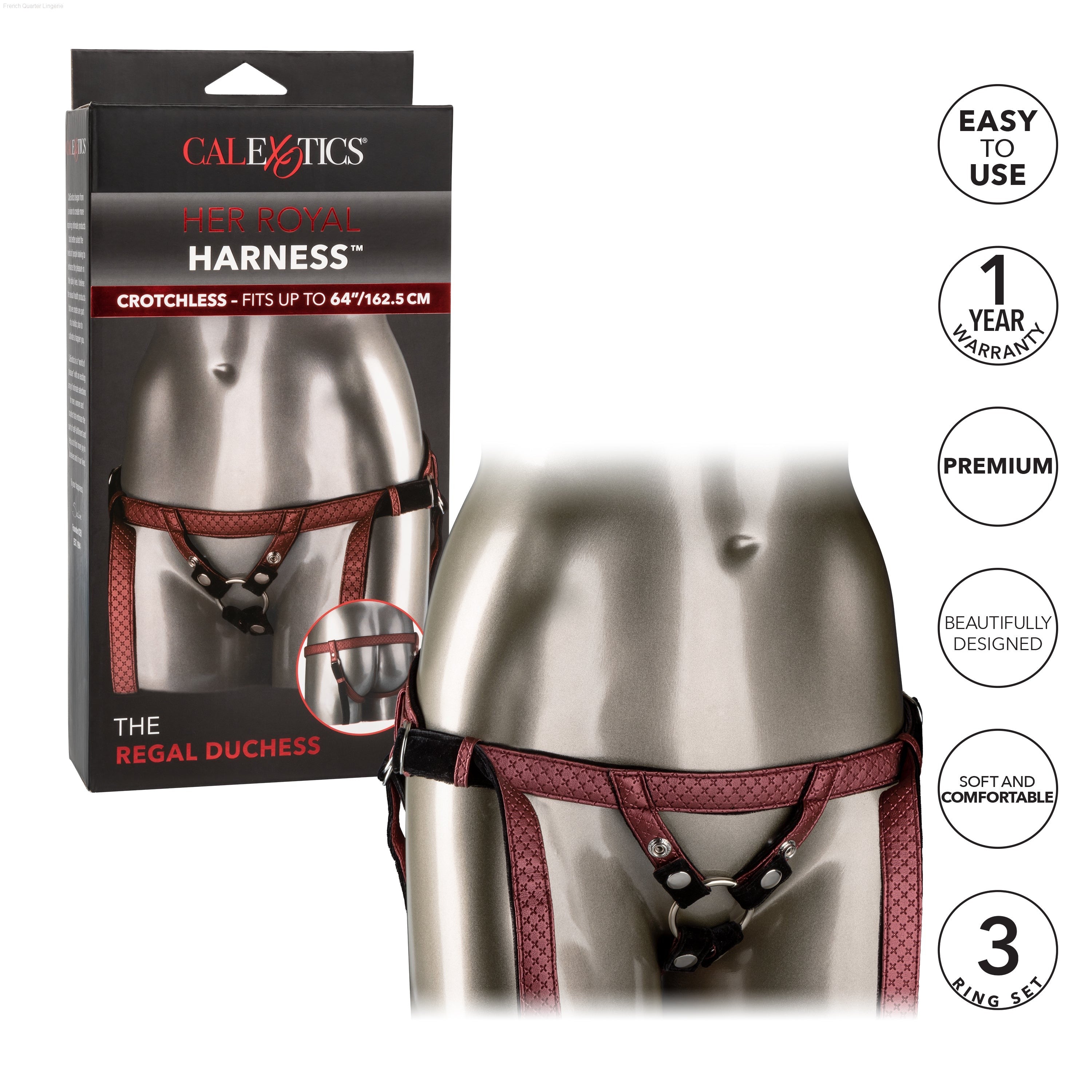 Her Royal Harness™ The Regal® Duchess-French Quarter Lingerie Her Royal Harness™ The Regal® Duchess-French Quarter Lingerie