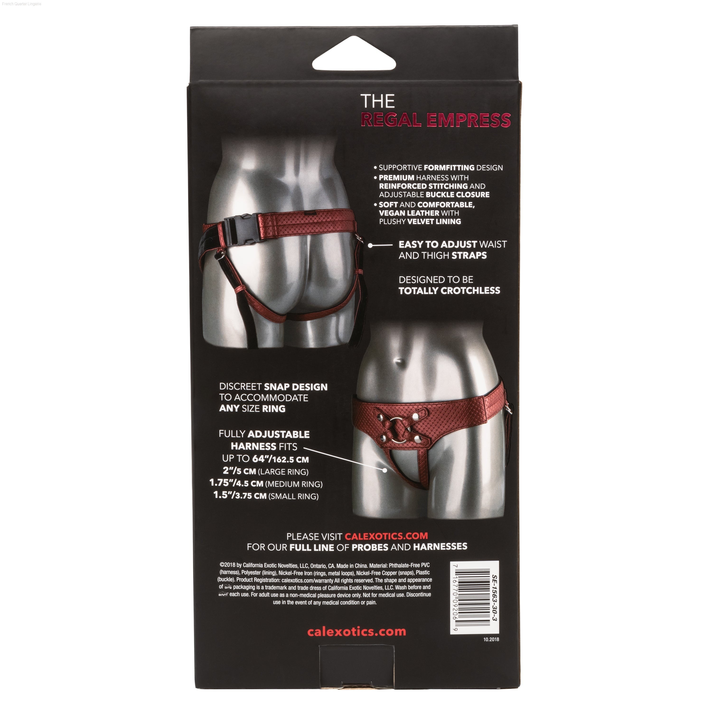 Her Royal Harness™ The Regal® Empress-French Quarter Lingerie Her Royal Harness™ The Regal® Empress-French Quarter Lingerie