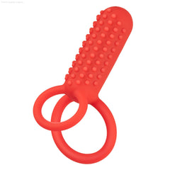 Silicone Rechargeable Vertical Dual Enhancer Silicone Rechargeable Vertical Dual Enhancer