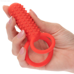 Silicone Rechargeable Vertical Dual Enhancer Silicone Rechargeable Vertical Dual Enhancer
