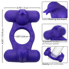 Silicone Rechargeable Dual Climaxer Silicone Rechargeable Dual Climaxer