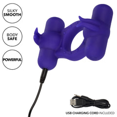 Silicone Rechargeable Dual Climaxer Silicone Rechargeable Dual Climaxer