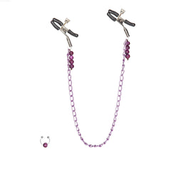 Nipple Play® Purple Chain Nipple Clamps Nipple Play® Purple Chain Nipple Clamps