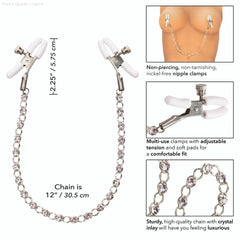 Nipple Play® Crystal Chain Nipple Clamps Nipple Play® Crystal Chain Nipple Clamps