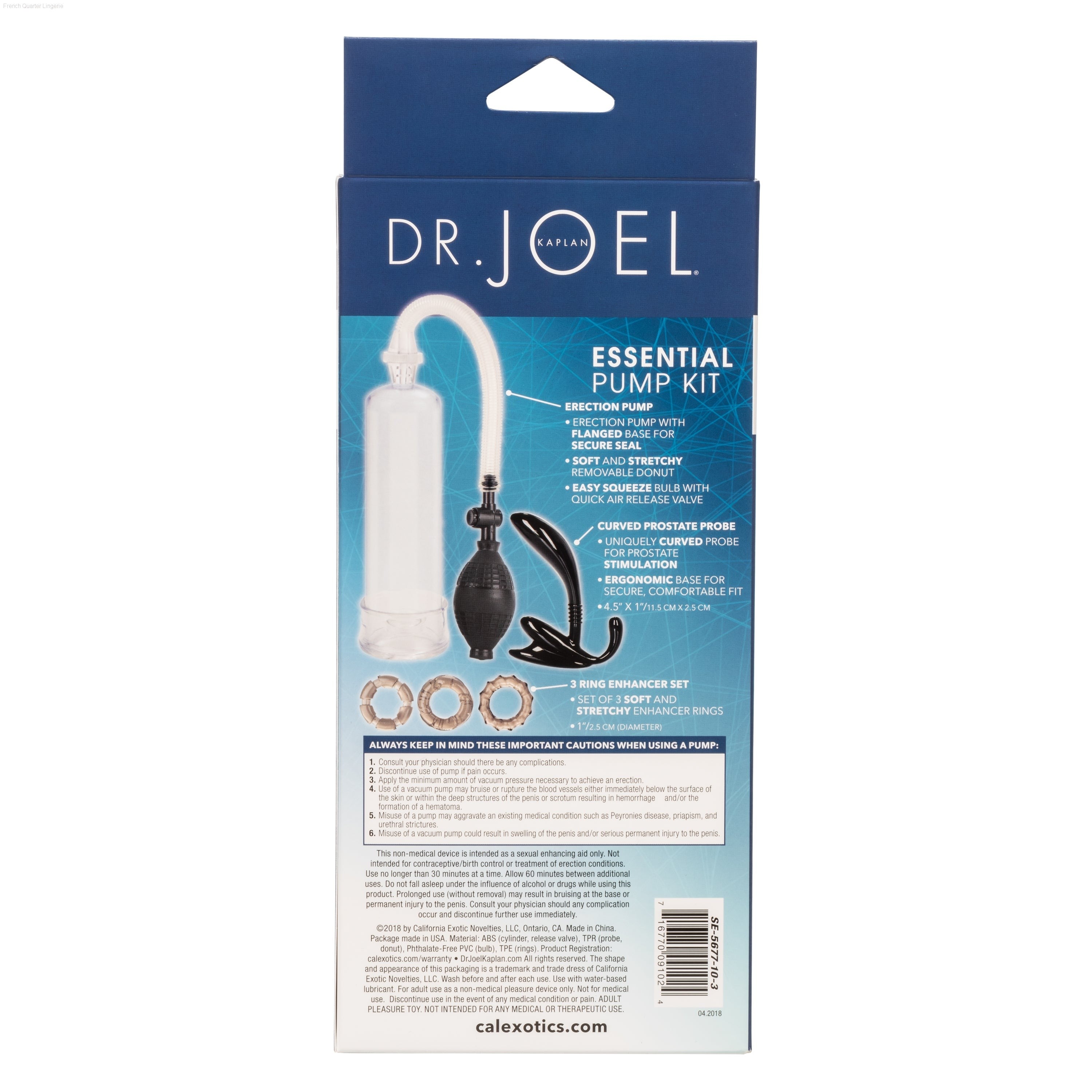 Dr. Joel Kaplan® Essential Pump Kit-French Quarter Lingerie Dr. Joel Kaplan® Essential Pump Kit-French Quarter Lingerie
