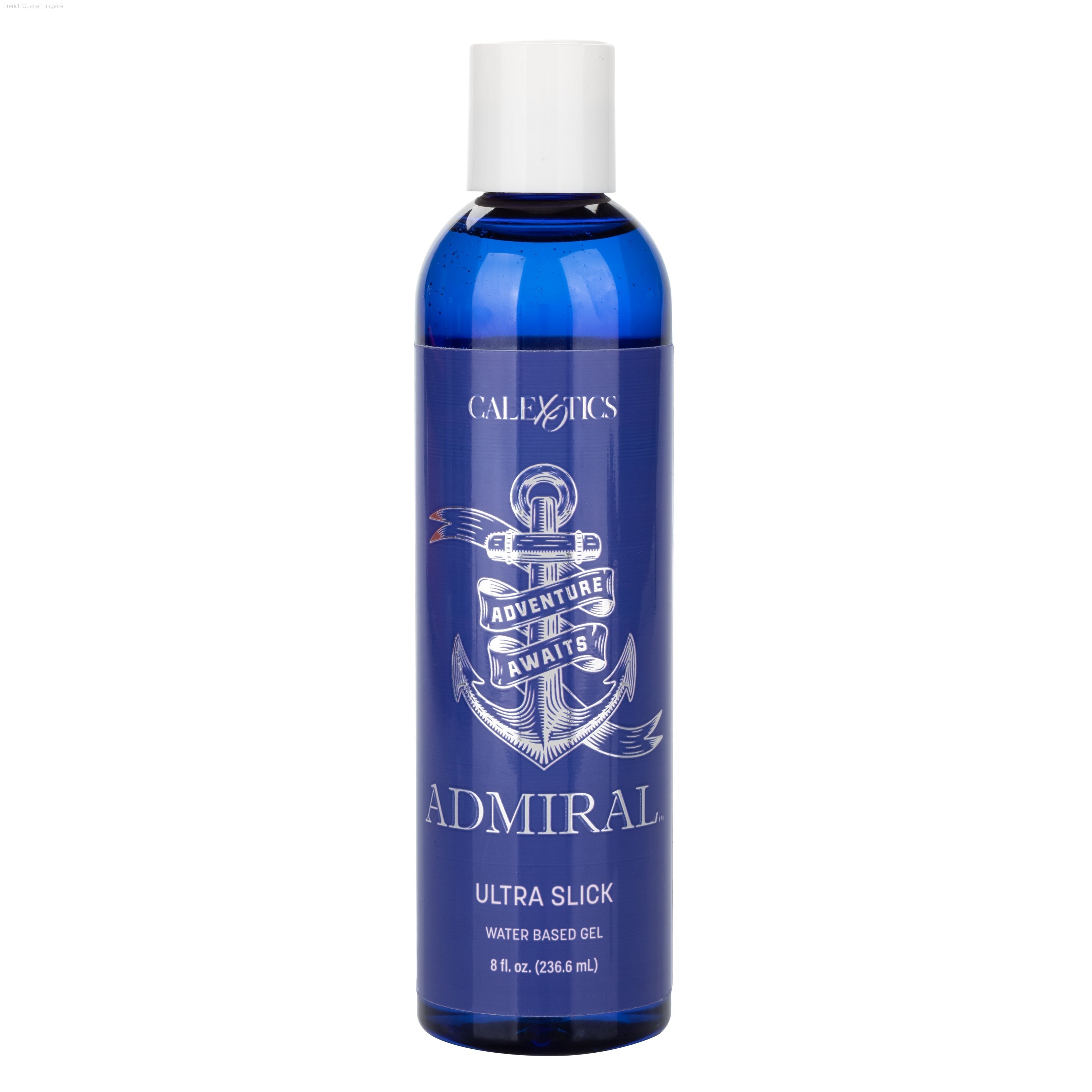 Admiral™ Ultra Slick Water Based Gel 8 fl. oz.-French Quarter Lingerie Admiral™ Ultra Slick Water Based Gel 8 fl. oz.-French Quarter Lingerie