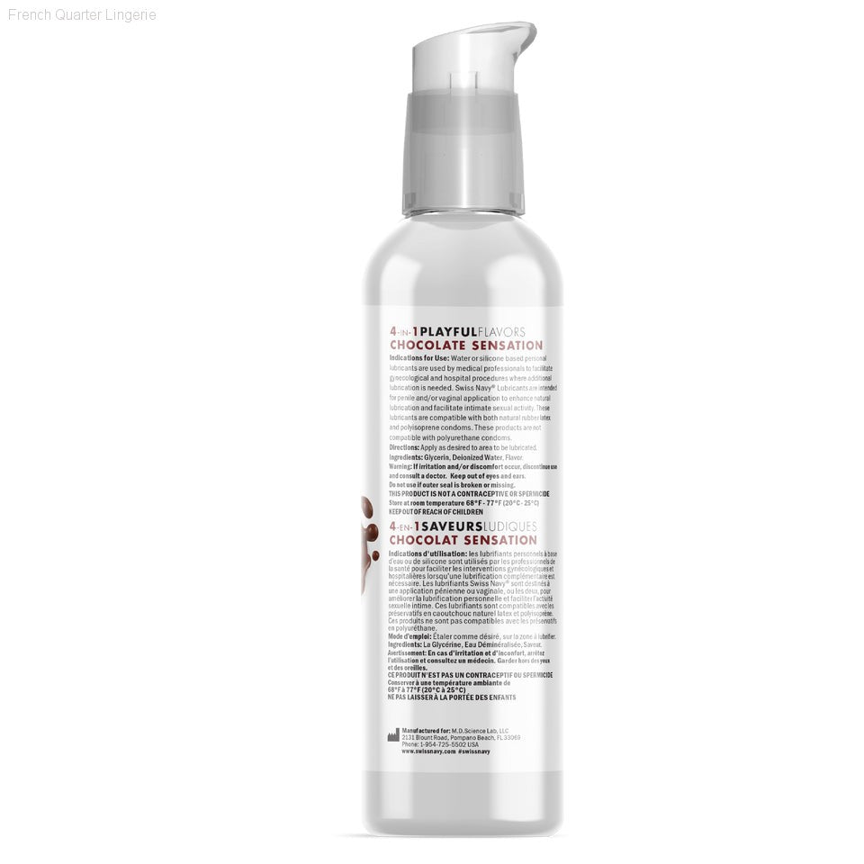 Lubricants - 4 In 1 - Playful Flavors - Chocolate Sensation Lubricants - 4 In 1 - Playful Flavors - Chocolate Sensation